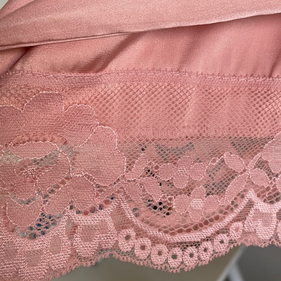 Blush Pink Polyester Robe - Picture 3 of 6